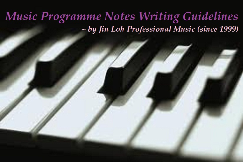 Writing programme notes   abrsm
