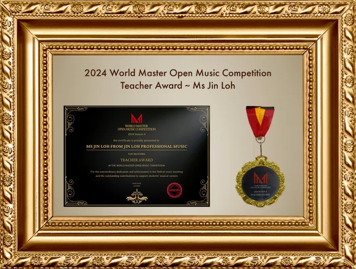 2024 World Master Open Music Competition Teacher Award (WEBP)
