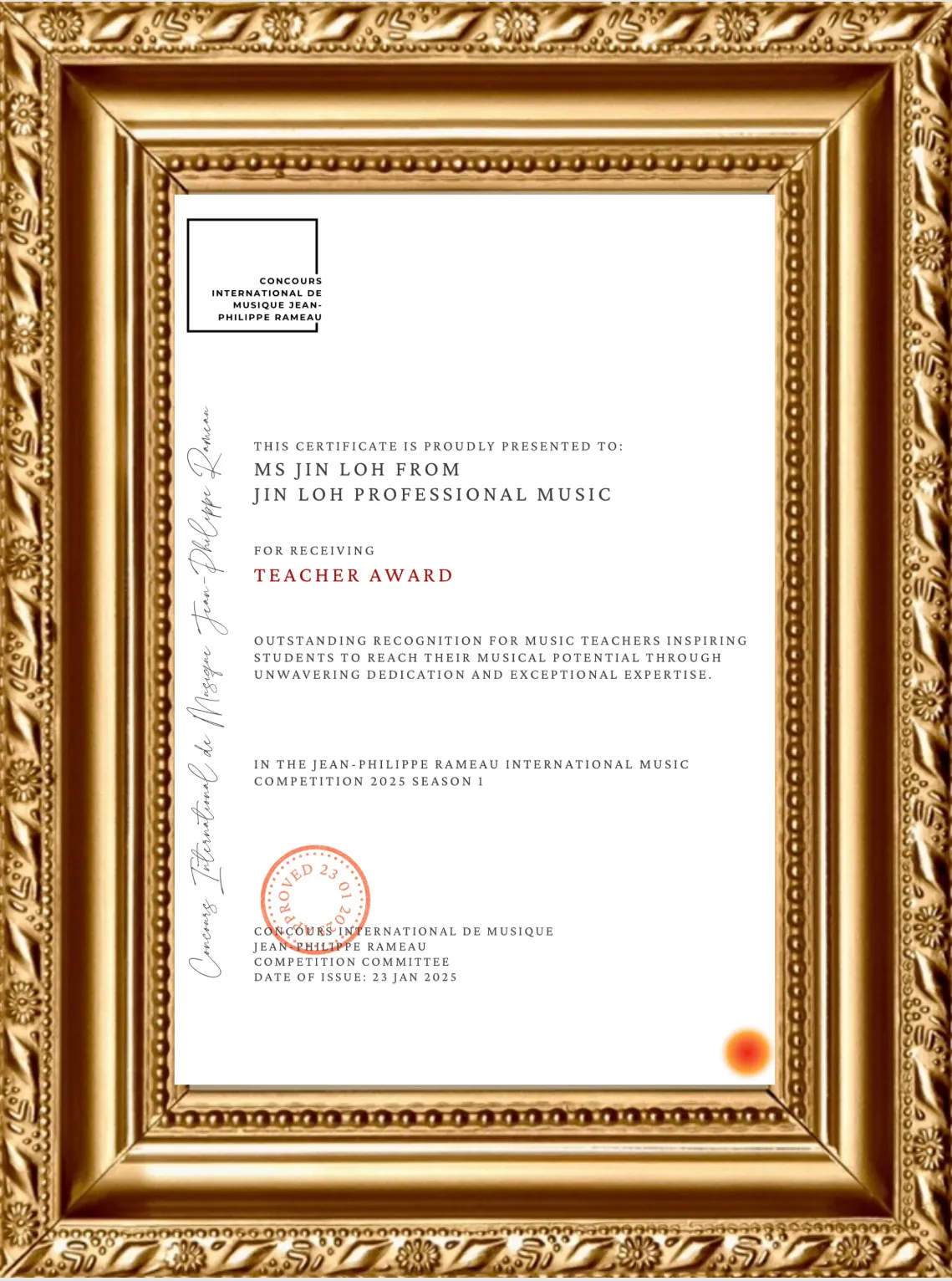 2025 Concours International de Musique Jean Philippe Rameau Teacher Award (WEBP)