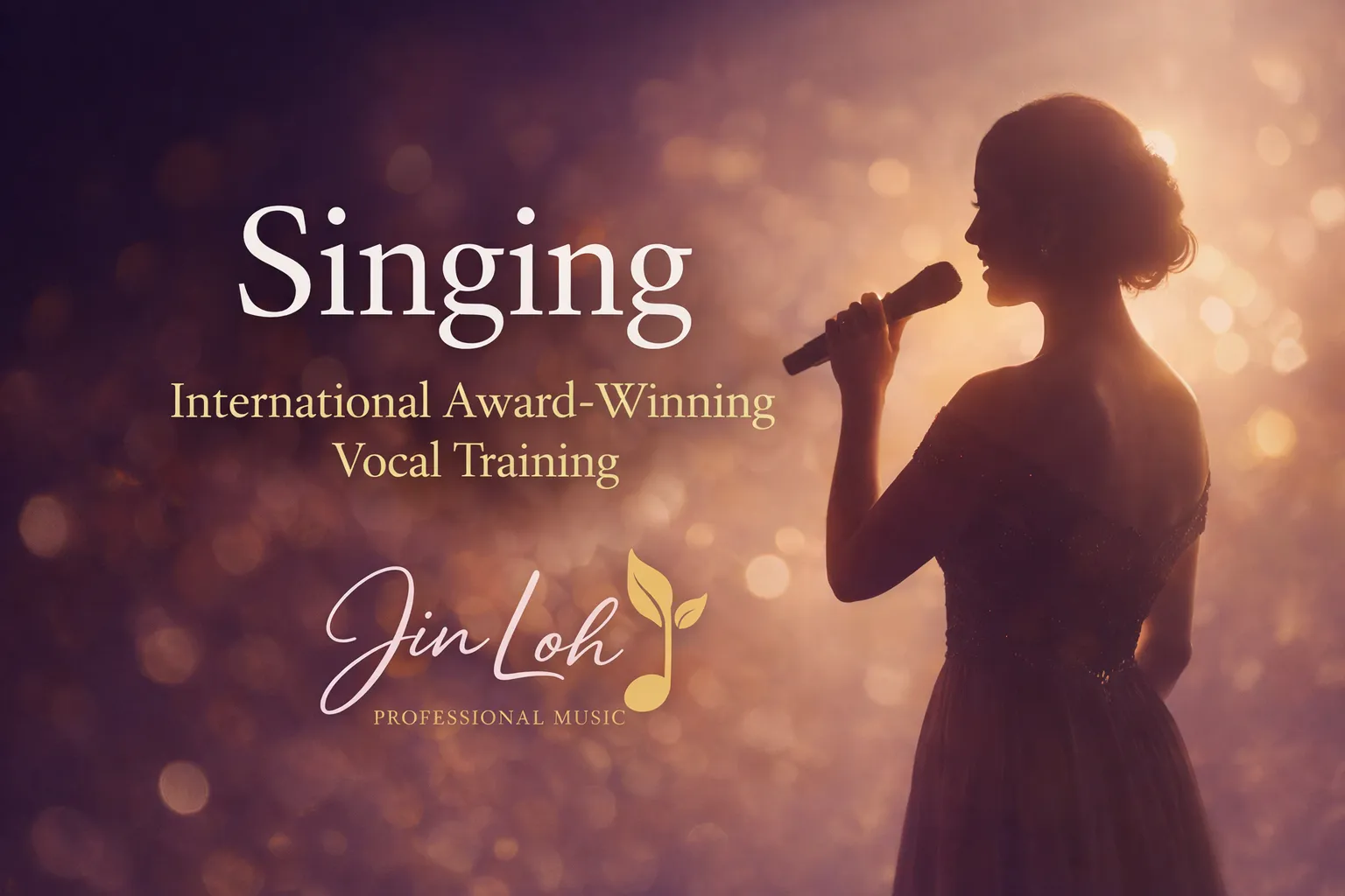 International award-winning vocal training by Ms Jin Loh singing lessons and vocal coaching International award-winning vocal training by Ms Jin Loh singing lessons and vocal coaching