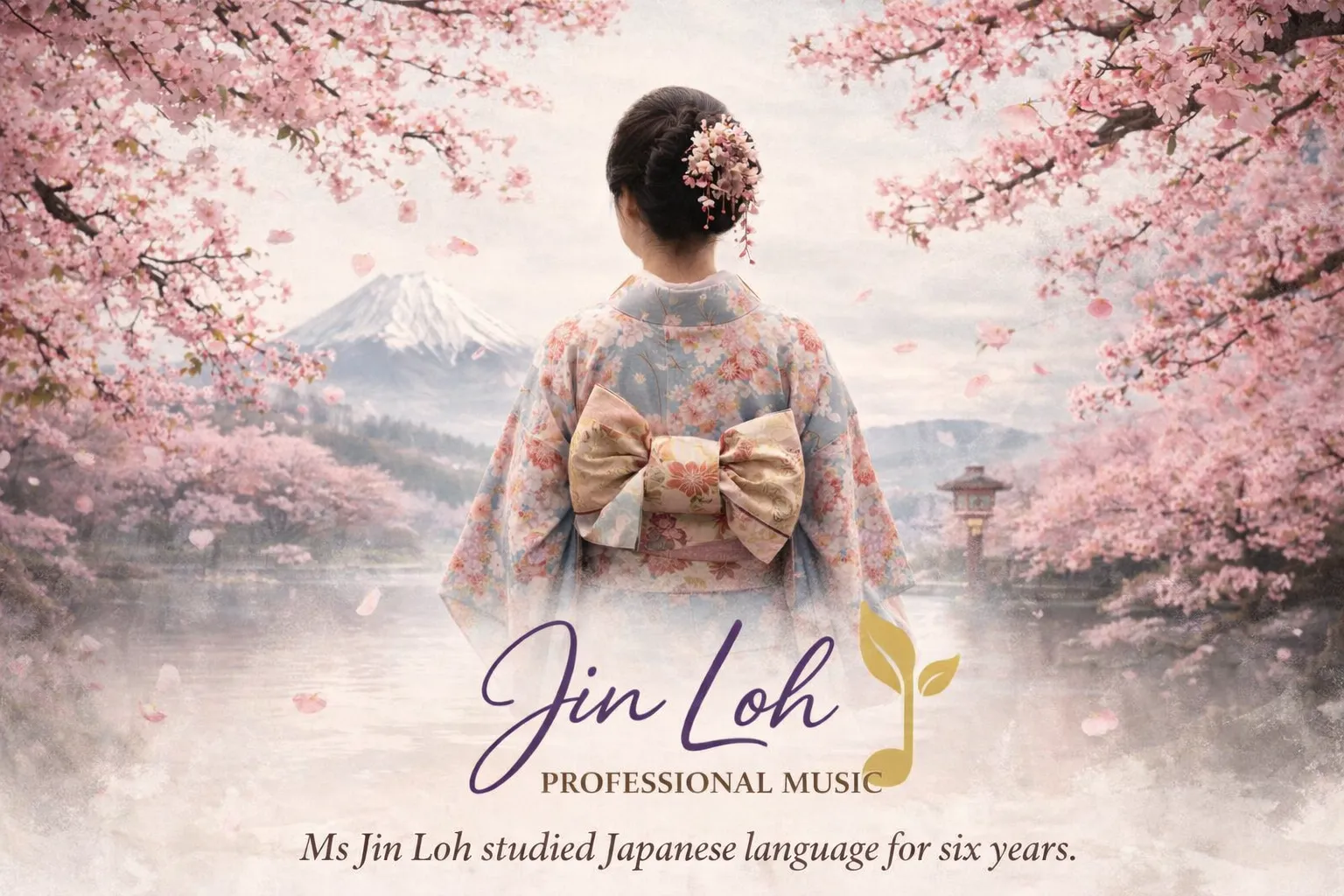 Ms Jin Loh studied Japanese for six years and took several JLPT international Japanese language examinations.