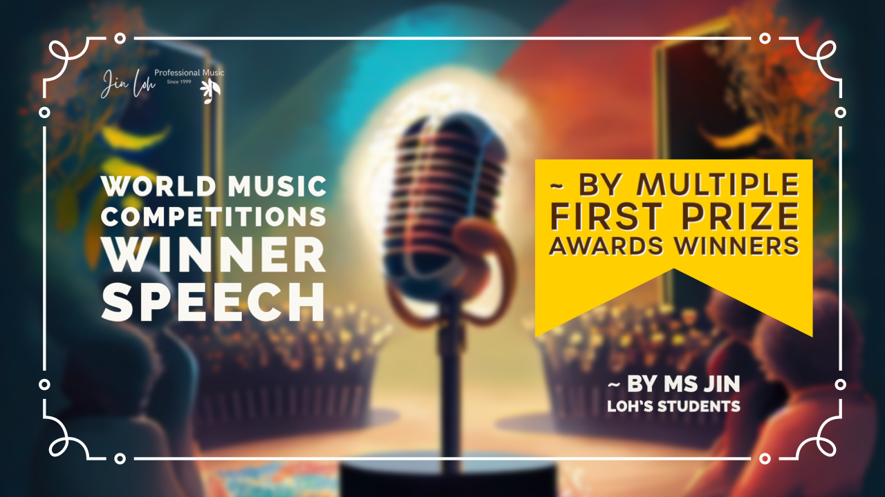 World Music Competitions Winner Speech