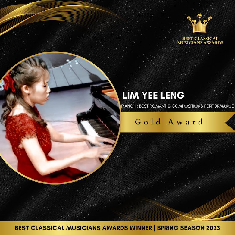 2023 Best Classical Musicians Gold Award (Yee Leng)