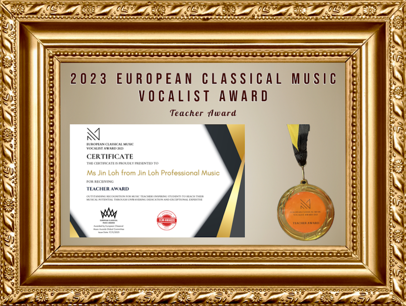2023 European Classical Music Vocalists Teacher Award