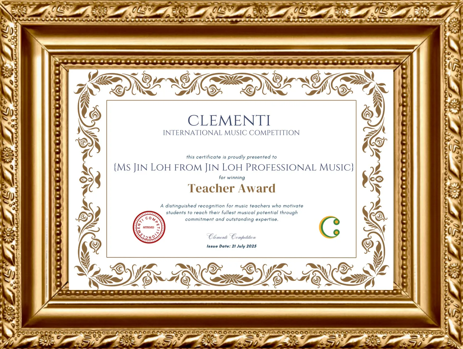 2025 Clementi International Music Competition Teacher Award (WEBP)