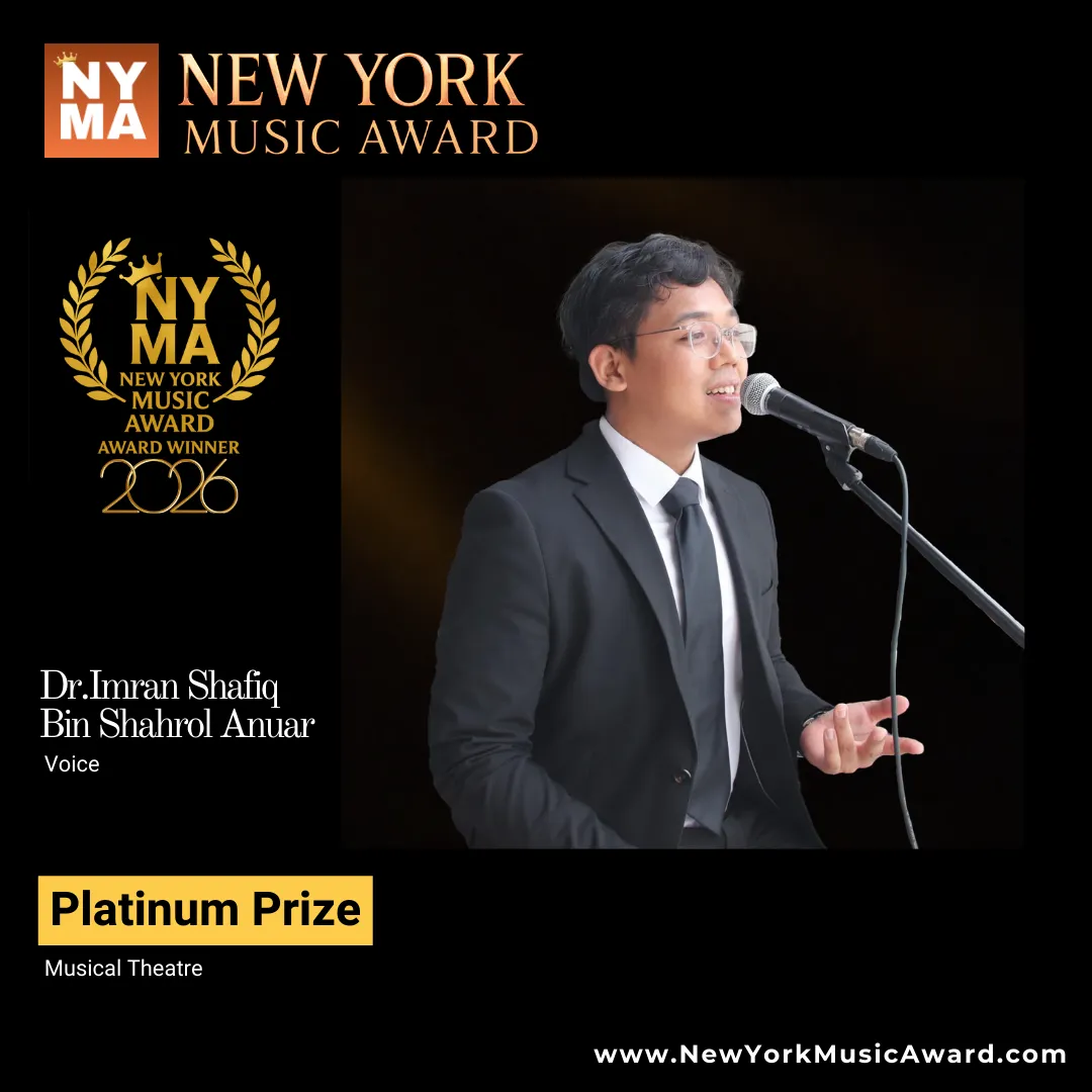 2026 Dr Imran New York Music Awards Platinum Prize Winner Poster 2026 Dr Imran New York Music Awards Platinum Prize Winner Poster