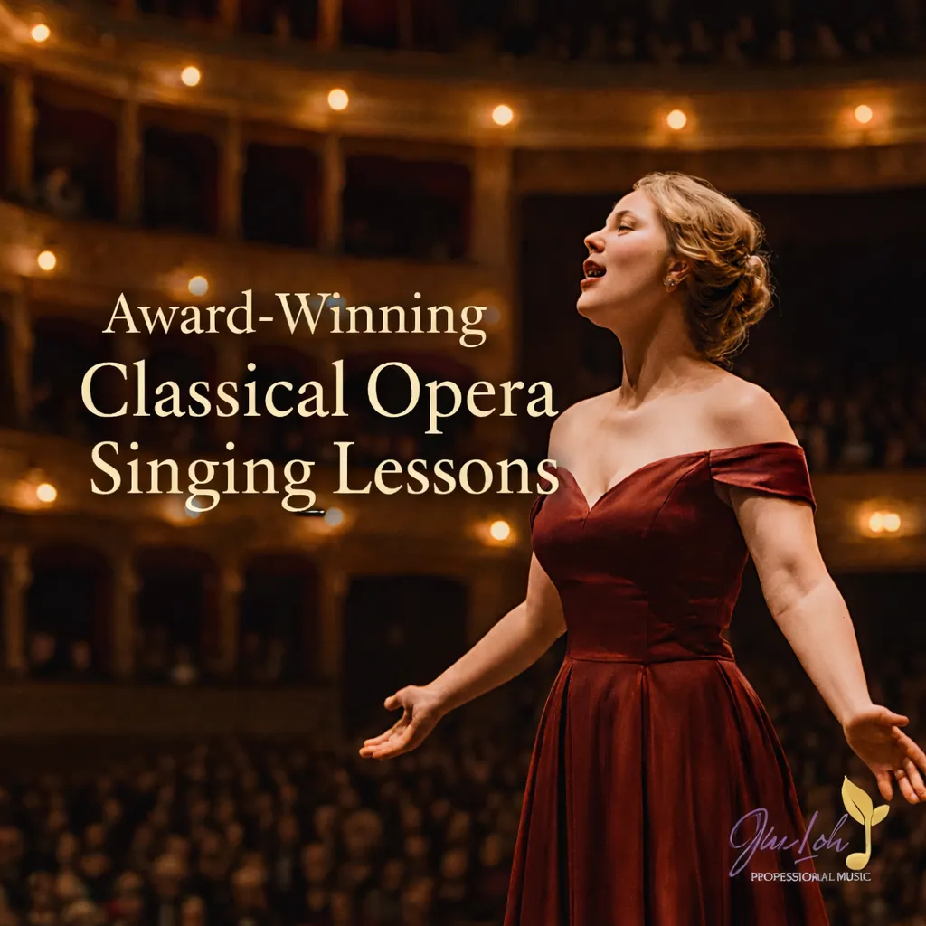 International award-winning classical opera singing lessons by professional vocal teacher Ms Jin Loh